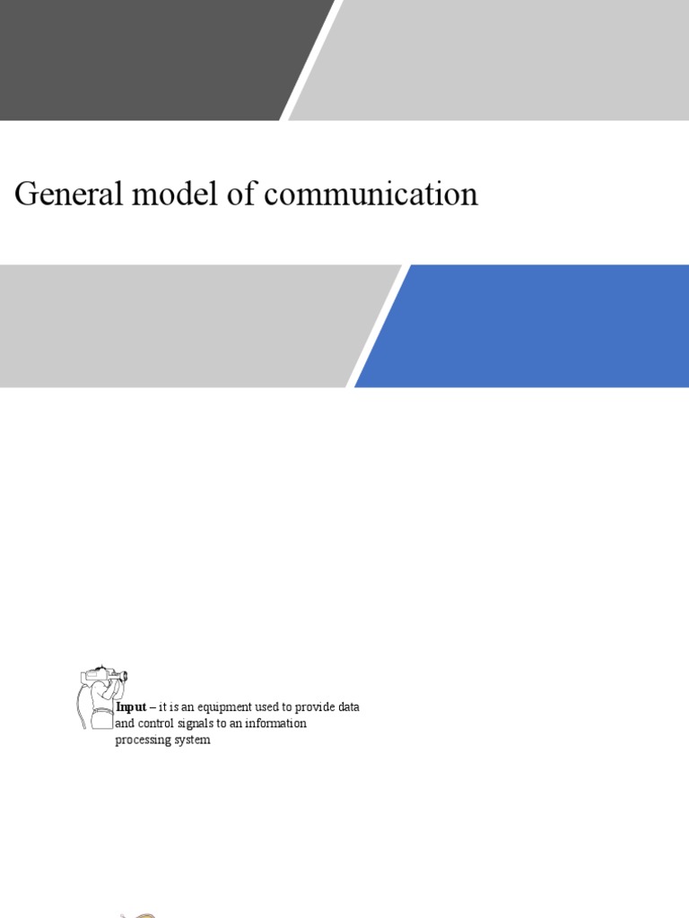 General Model of Communication | PDF | Transmitter | Communication