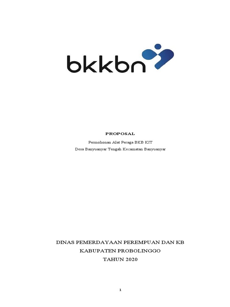 Permohonan BKB KIT untuk Desa Banyuanyar | PDF