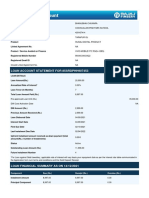 Loan Account Statement For 85Srdphh907453: Component Due (RS.) Receipt (RS.) Overdue (RS.)