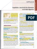 Propulsión y mezcla de los alimentos