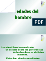 Las Edades Del Hombre y de La Mujer