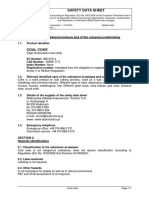 Safety Data Sheet: Section 1. Identification of The Substance/mixture and of The Company/undertaking