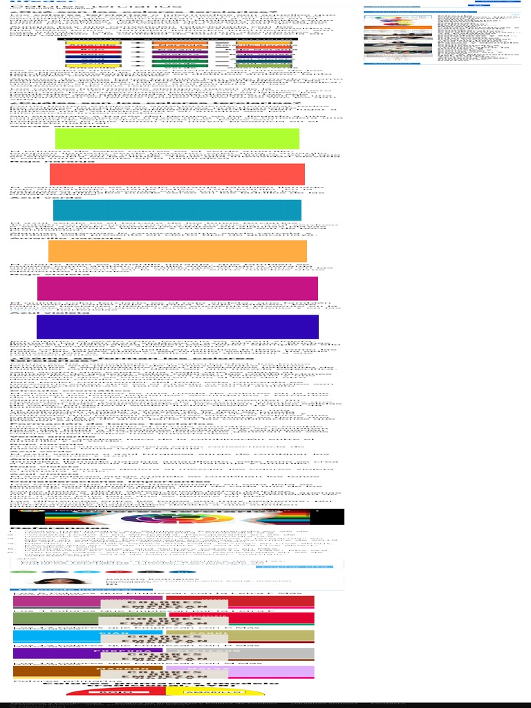 Colores Terciarios Definición, Cuáles Son y Cómo Se Forman | PDF ...