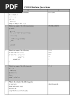 CS181 Reveiw Question Final Exam