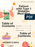 Type 1 Diabetic Meal Plan