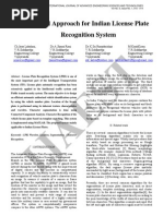 Download 3IJAEST Vol No 6 Issue No 1 a Novel Approach for Indian License Plate Recognition System 010 014 by iserp SN55523177 doc pdf