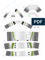 Falcon 2000S Papercraft Parts