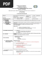 Semi-Detailed Demonstration Lesson Plan in Science 7 Third Quarter SY 2019-2020