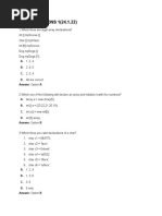 JAVA QUESTIONS 1 (24.1.22) : A. 1, 2, 4 B. 2, 4, 5 C. 2, 3, 4 D. All Are Correct. Answer: Option A