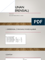 Pertemuan Ke 14 Diferensial (Turunan)