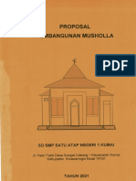 Proposal Pembangunan Musholla Sekolah