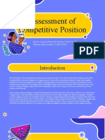 Assessment of Competitive Position
