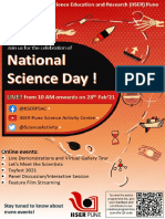 National Science Day at IISER Pune Poster and Schedule