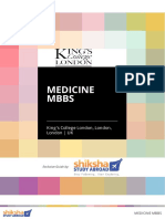 Medicine MBBS: King's College London, London, London - UK