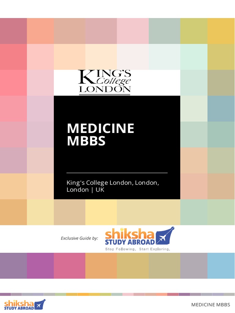 KCL MBBS Program Overview | PDF | Medicine | Bachelor's Degree