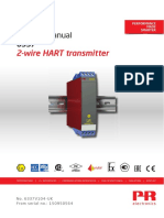 Product Manual: 2-Wire HART Transmitter