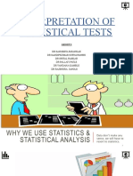 Interpretation of Statistical Tests