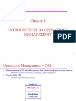 Introduction To Operations Management