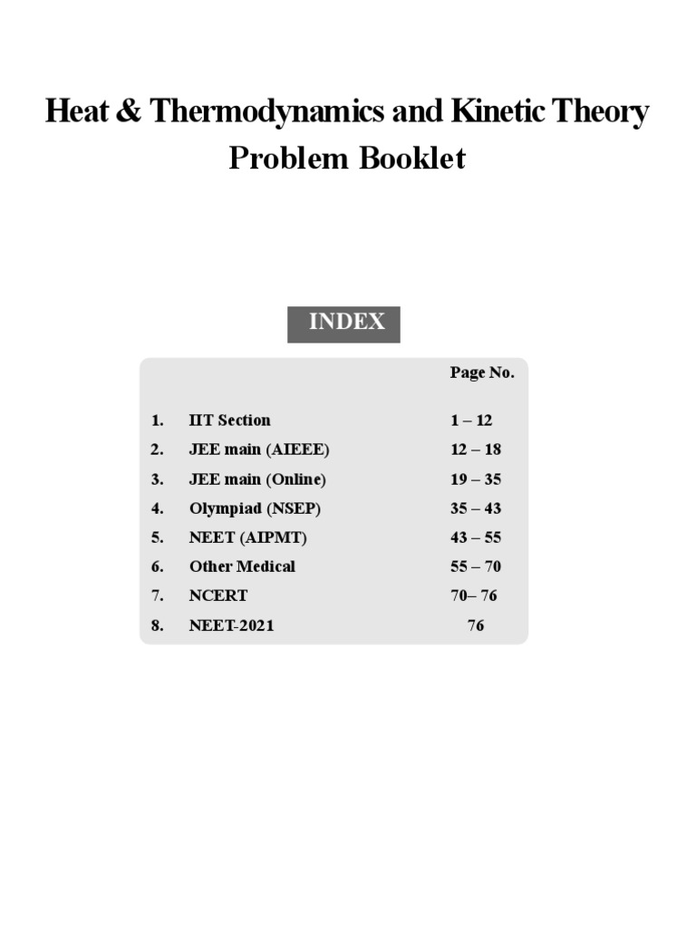 CHAPTERS IN HEAT AND THERMODYNAMICS visual data 5