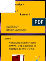 MATH - Lesson 1 Visualizing Numbers Up To 100 000