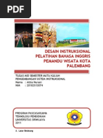 Download Desain Instruksional Pelatihan Bahasa Inggris Pemandu Wisata Kota Palembang by Attia Nurani SN55525749 doc pdf