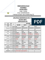 Jadwal Pas Ganjil 2021