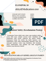 Patient Safety&Medication Eror: Kelompok 10