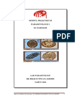 Laporan PRAKTIKUM PARASITOLOGI DAN VIROLOGI I S1 FARMASI 1718 GENAP