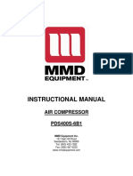 Instructional Manual: Air Compressor PDS400S-6B1