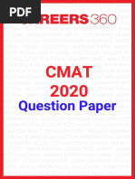 CMAT 2020 Question Paper