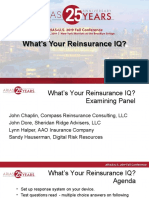 What Is Your Reinsurance Iq