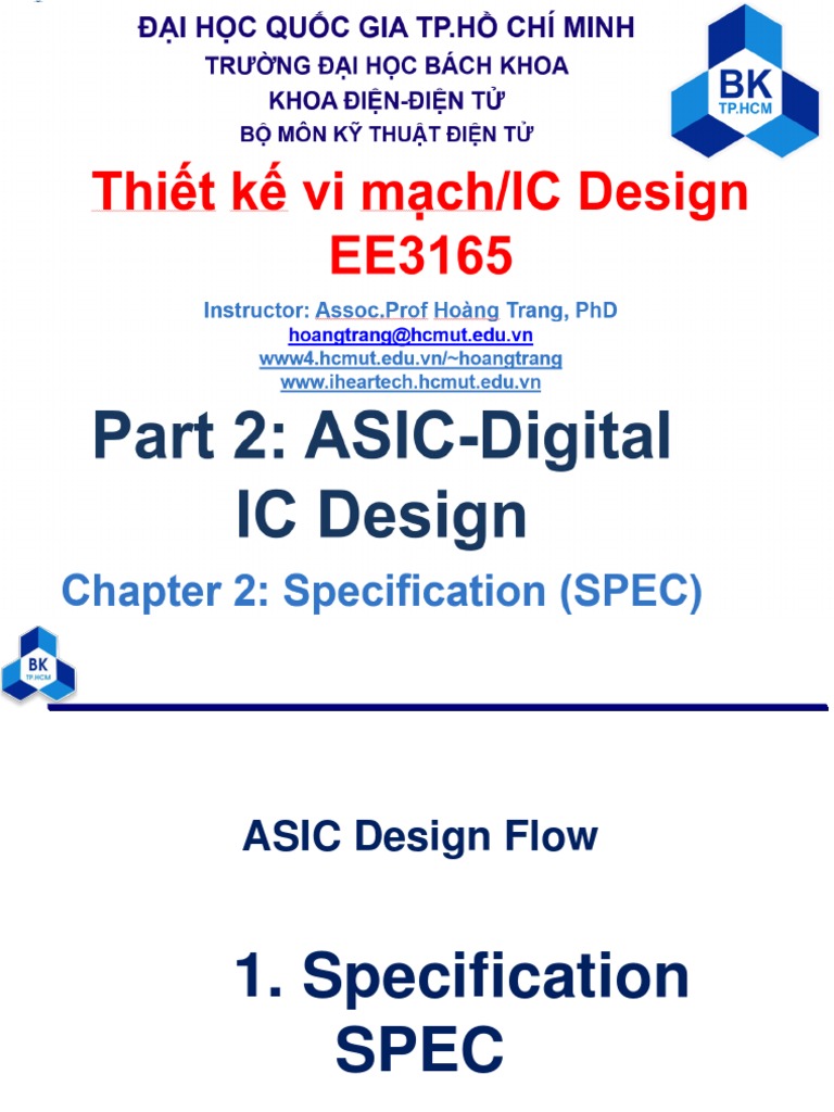ASIC-FPGA Design Flow Overview | PDF | Electrical Engineering ...