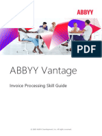 ABBYY Vantage: Invoice Processing Skill Guide