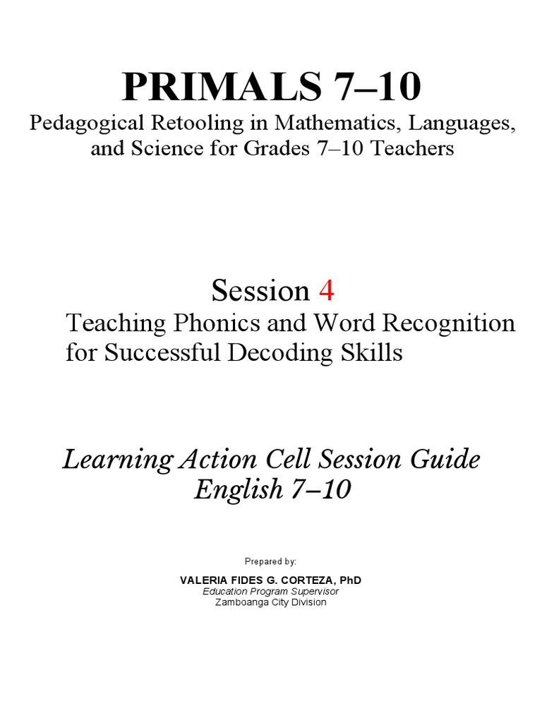 Teaching Phonics for Decoding Success | PDF | Phonics | Cognitive Science