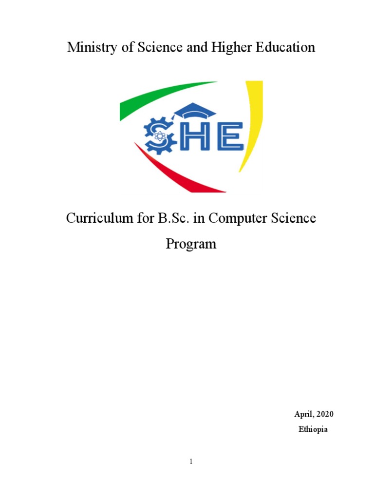 Computer Science BSC Curriculum (April 2021) | PDF | Computer ...
