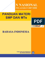 Panduan Ujian 2008 SMP MTs Bahasa Indonesia