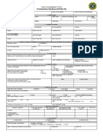 Coronavirus Disease (COVID-19) : Case Investigation Form