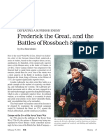 Frederick The Great, and The Battles of Rossbach & Leuthen: History