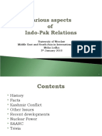 Presentation - India Pakistan Political Relations