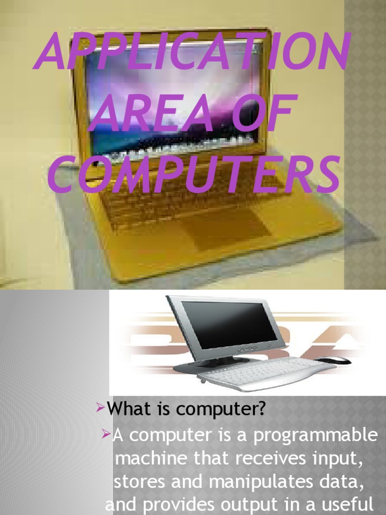 Applications of Computers Explained | PDF