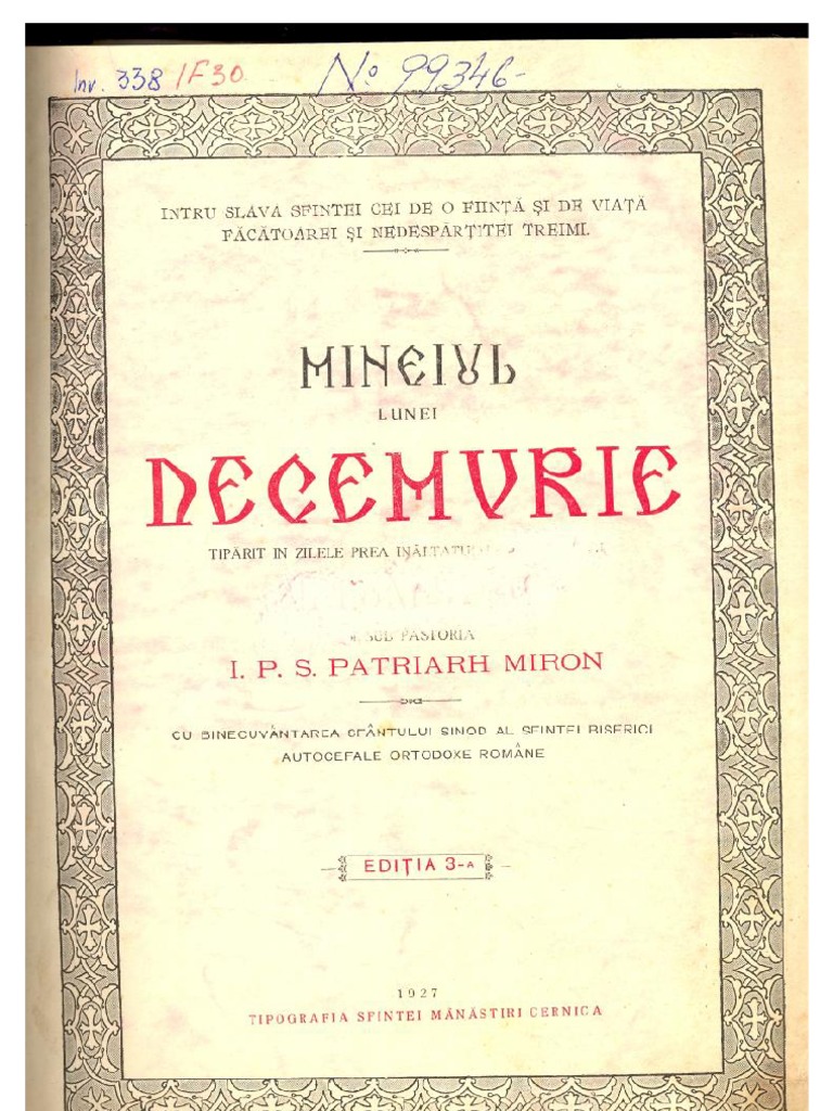 Mineiul Lunii (12) Decembrie | PDF