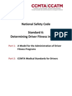 National Safety Code Standard 6 - Determining Fitness To Drive in Canada - February 2021 - Final