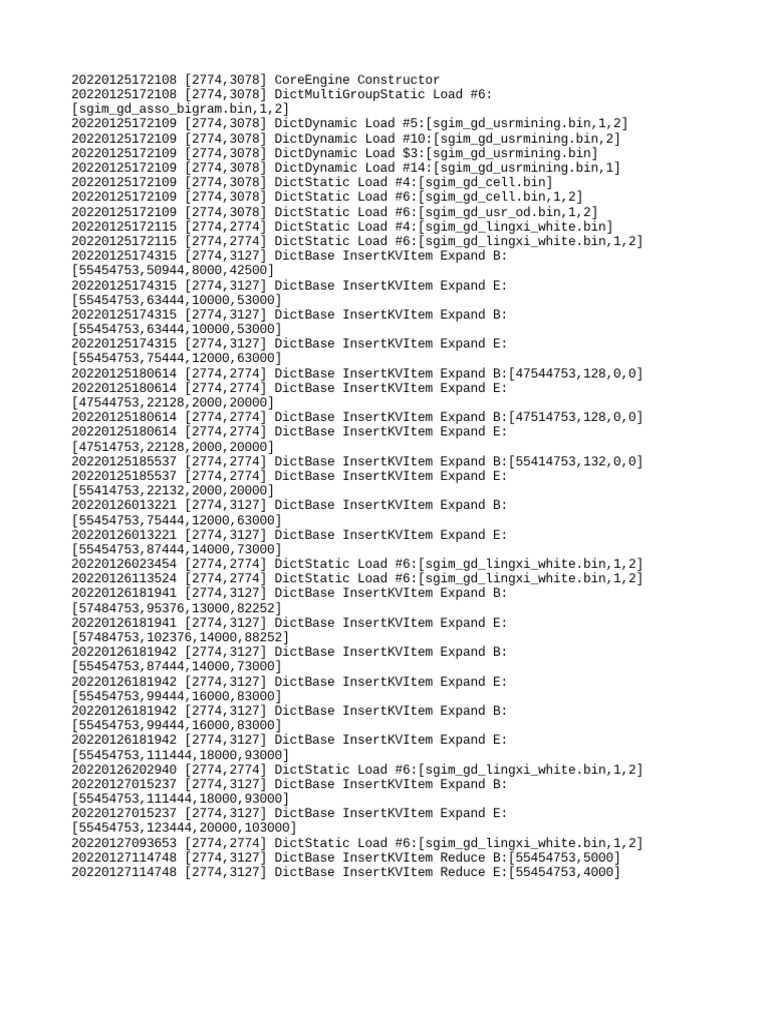CoreEngine Load and Insert Operations | PDF | Computers