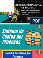 Sistema de Costos Por Procesos