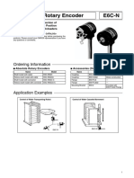 Absolute Rotary Encoder E6C-N: Ordering Information