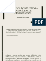 Mecânica Dos Fluidos - Exercício Hidrostática