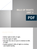 Bills of Rights Unit V: by Sehrish Naz Lecturer INS-KMU