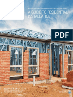 INSTALLATION an Industry Guide to the Correct Installation of Residential Windows and Doors