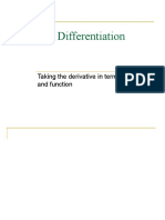 Implicit Differentiation: Taking The Derivative in Terms of Variable and Function