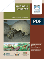 Los Que Aquí Vivieron. Paleontología Argentina